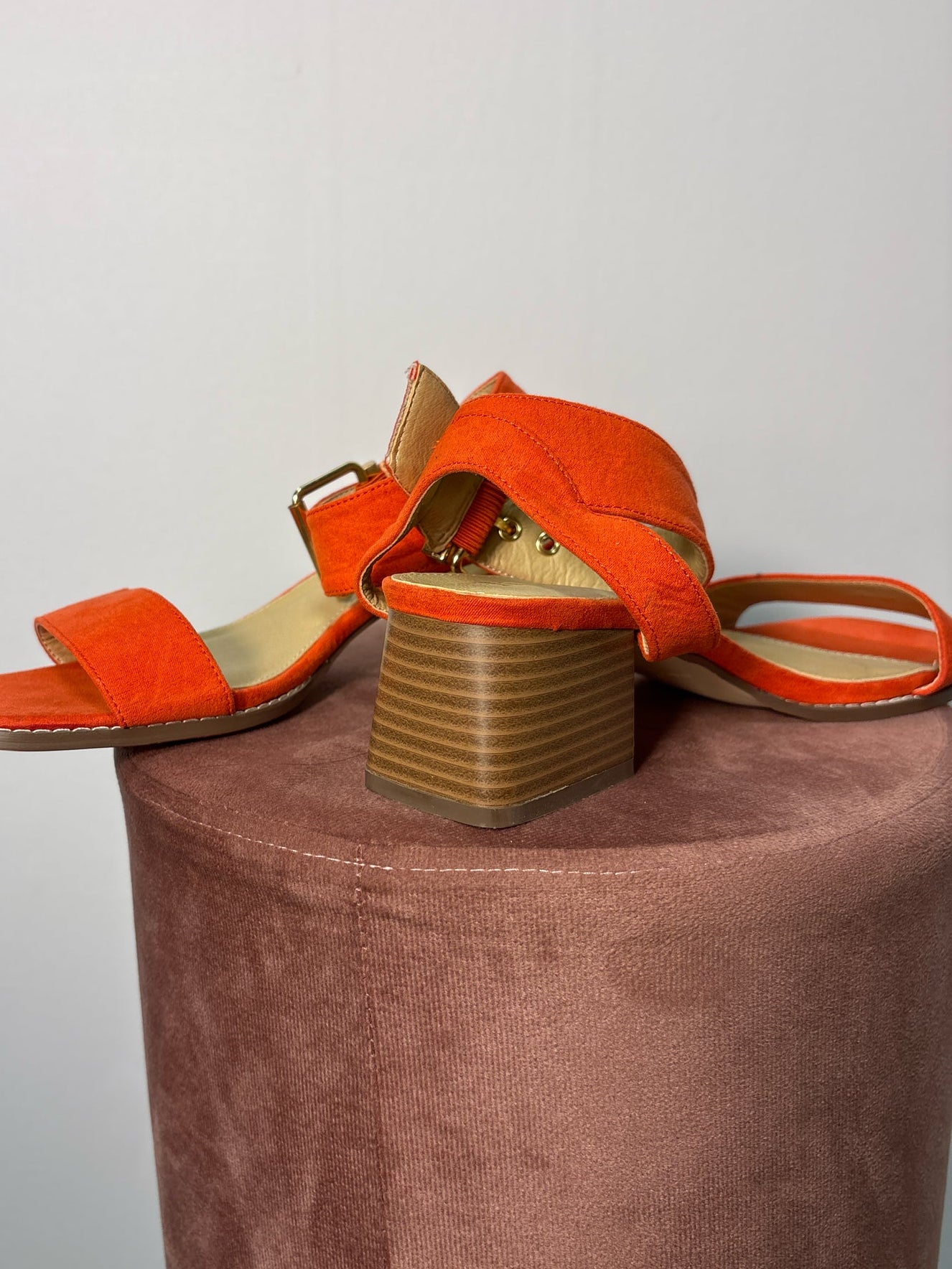 Orange Ladies Footwear/Ladies