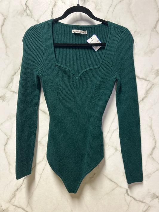 Size M Abercrombie Green Ladies Bodysuit