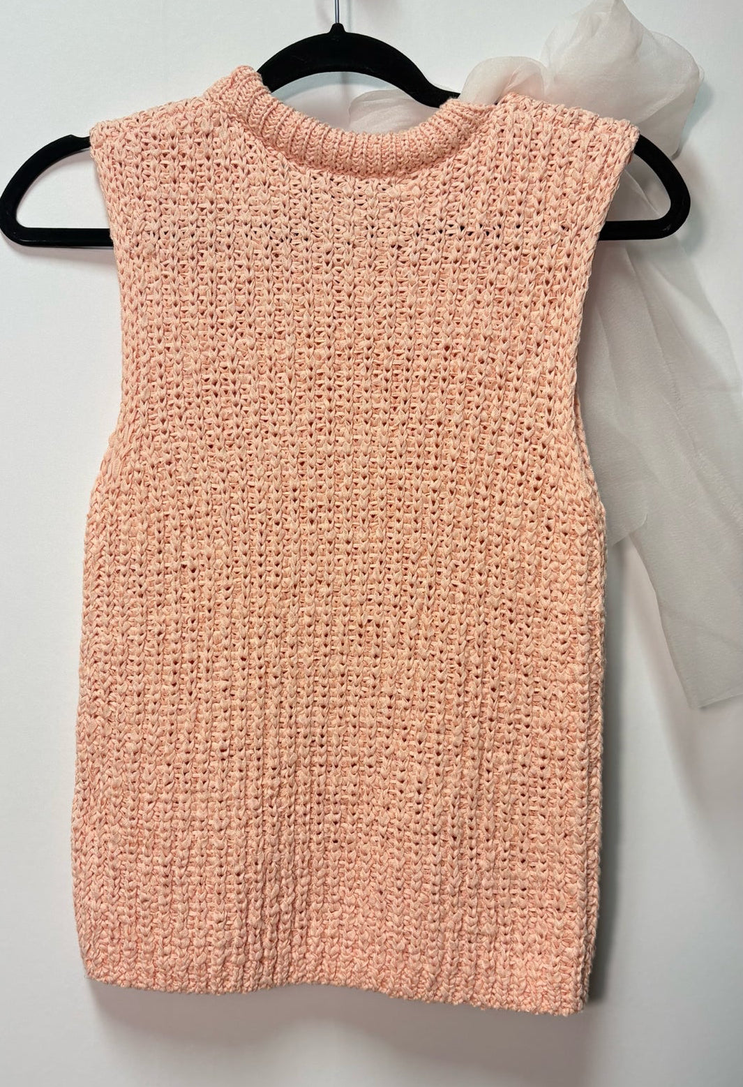 Size M Zara Peach Ladies Knit Top