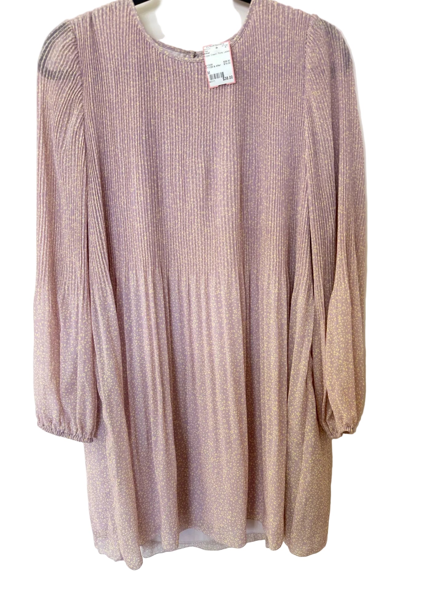 Size M Wilfred Purple Cream Floral Ladies Dress