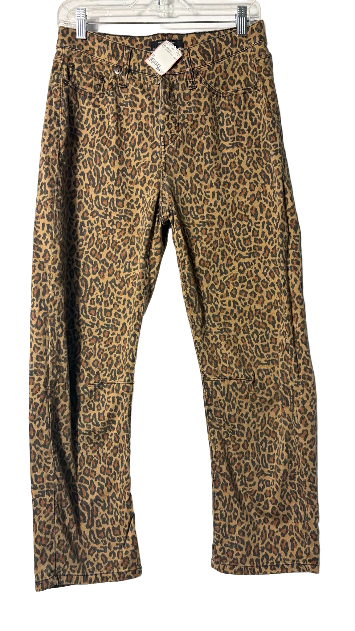 Size 26 Banana Republic Brown Leopard Print Ladies Jeans