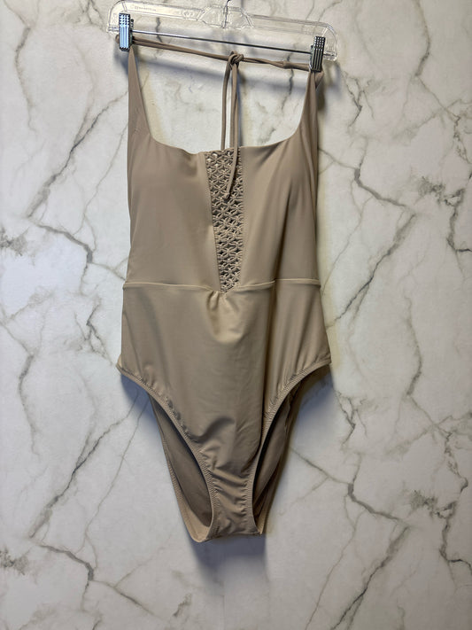 Size XL Aeri Taupe Brand New Ladies Bathingsuit