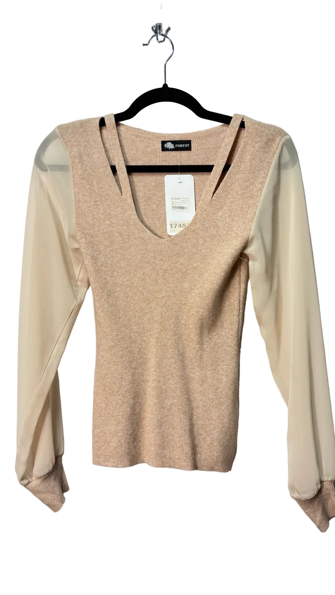 Size S Beige Brand New Ladies Top