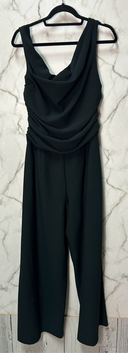 Size XL Abercrombie Black Ladies ruching Romper