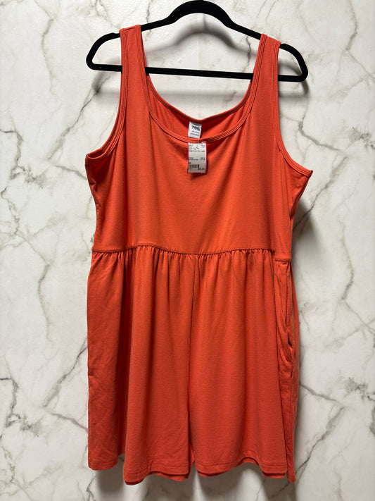 Size 4X Smash + Tess Orange Brand New Ladies Romper