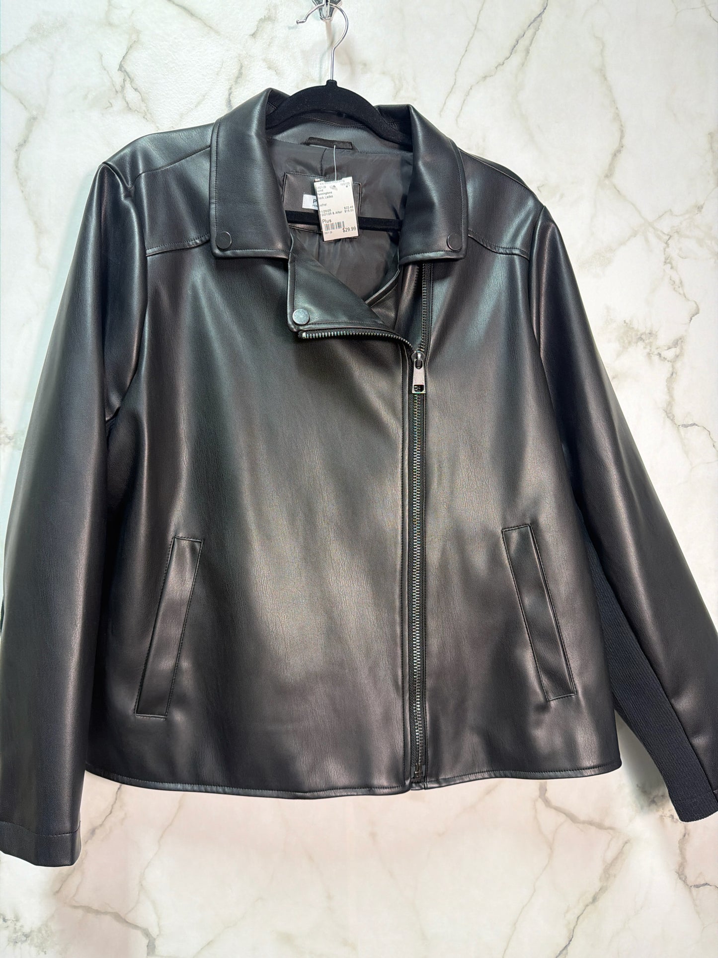 Size Plus Penningtons Black Ladies Jacket