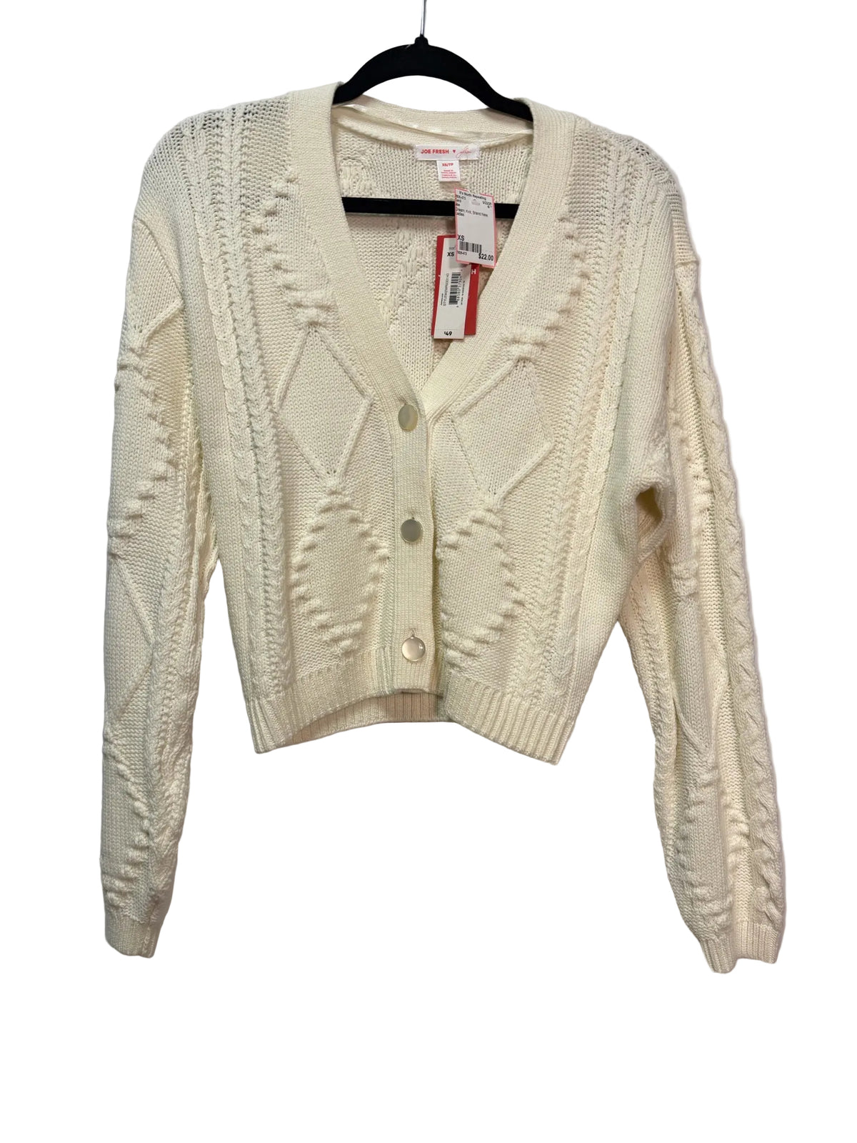 Size XS Joe Cream Knit Brand New Ladies Cardi