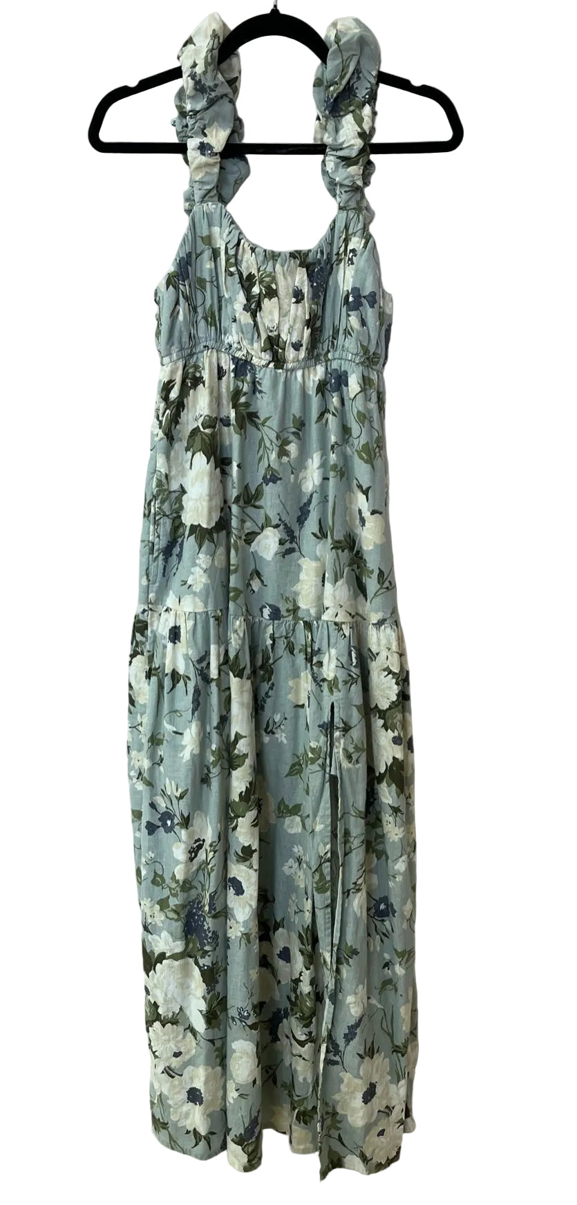 Size XS Abercrombie Blue White Floral Ladies Dress