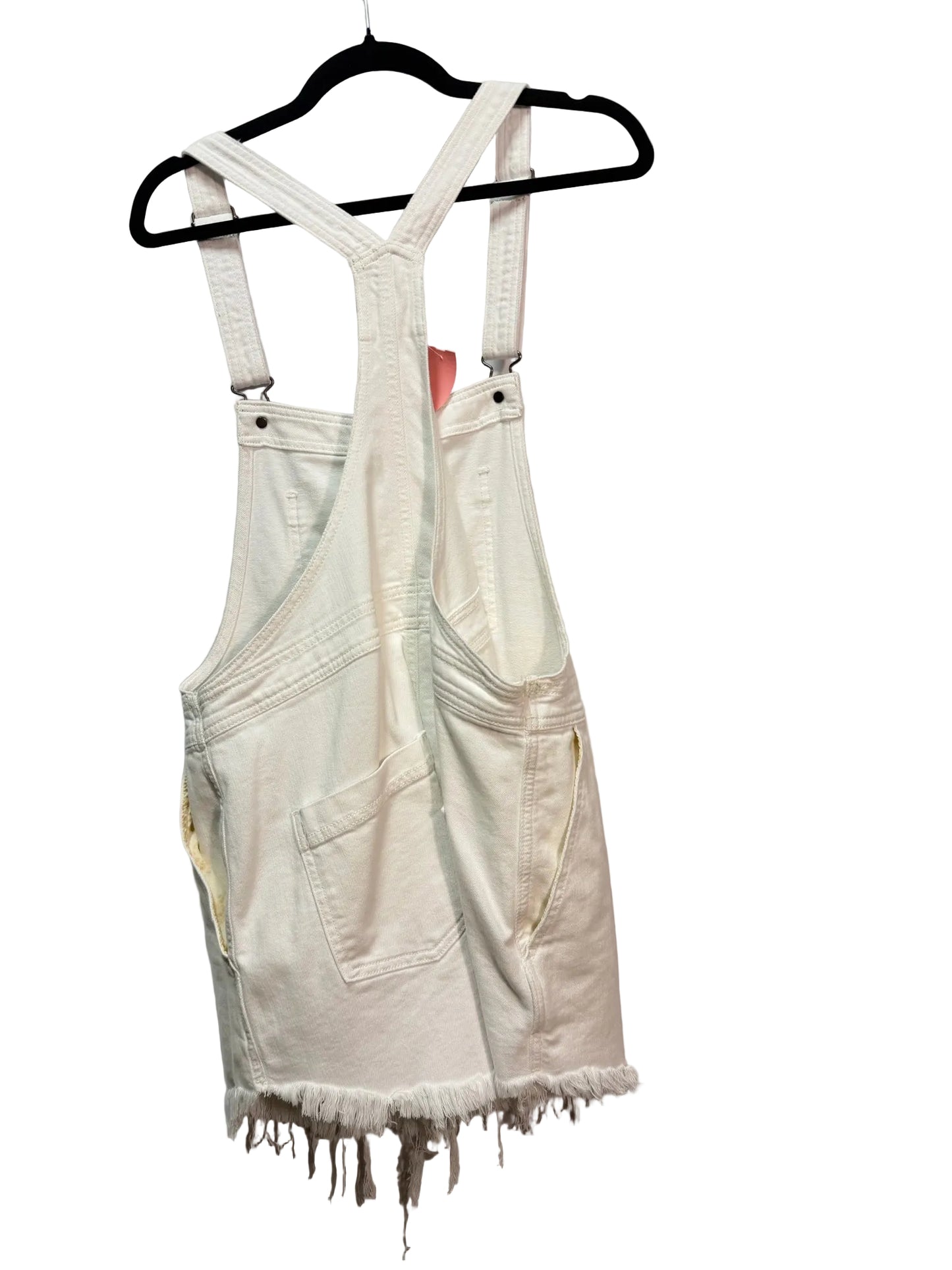 Size L Aerie White Denim Ladies Overall