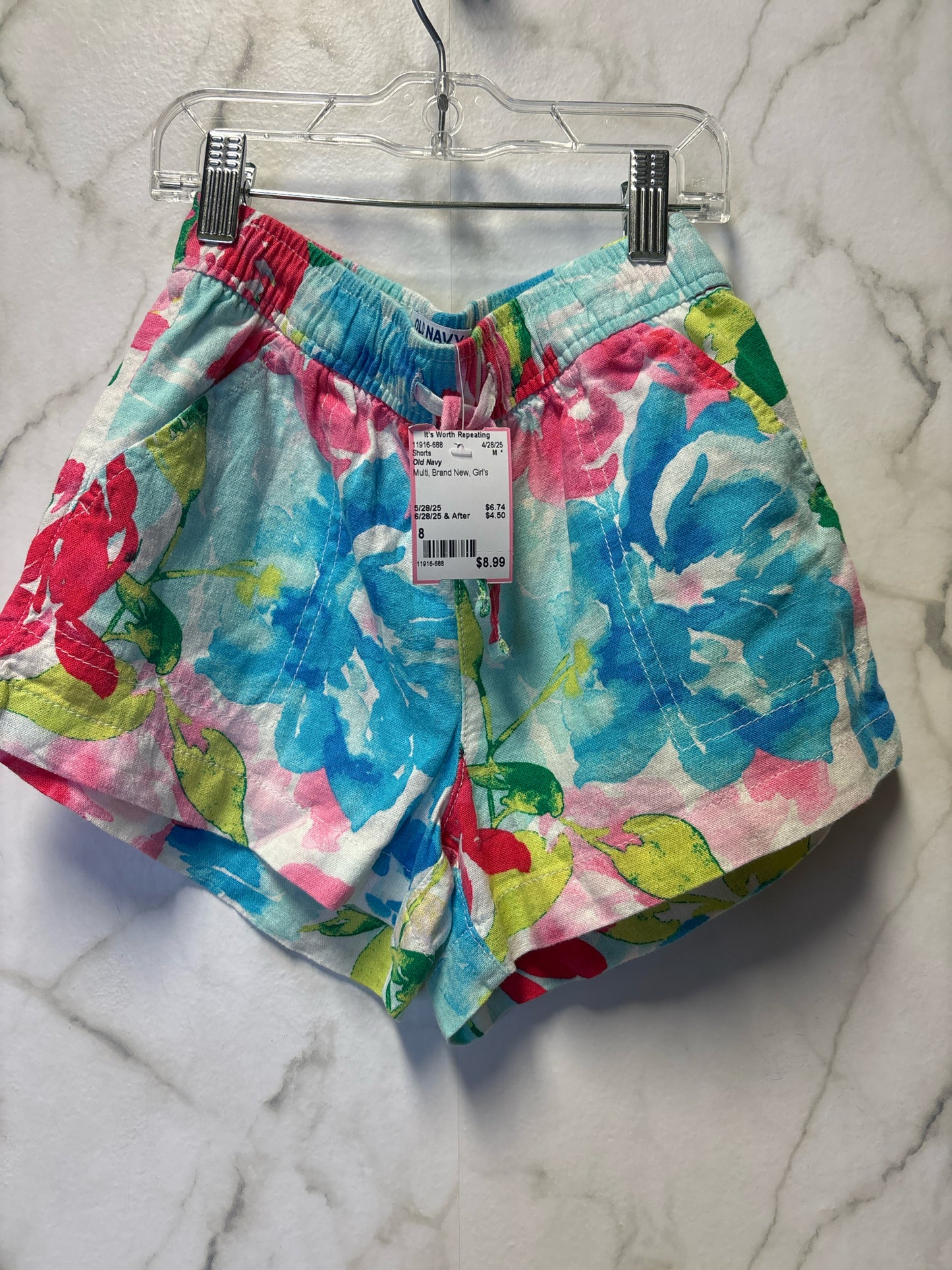 Size 8 Old Navy Multi Brand New Girl's Shorts