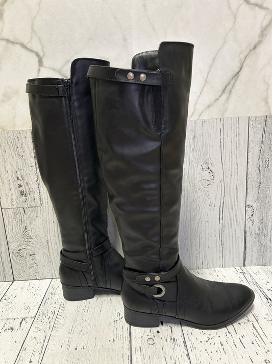 Size 10 Fergalicious Black Ladies Boots