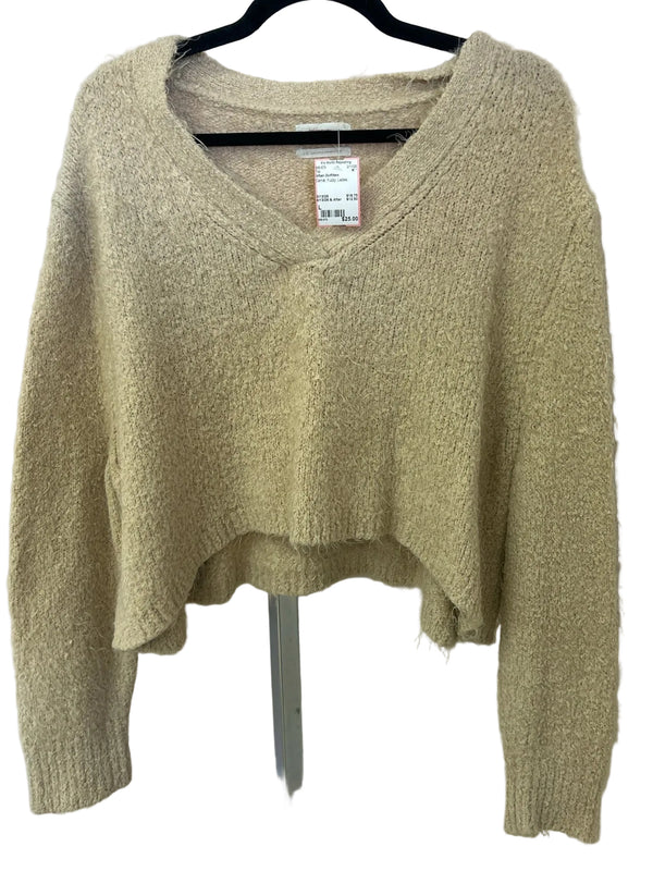 Size L Urban Outfitters Camel Fuzzy Ladies Top
