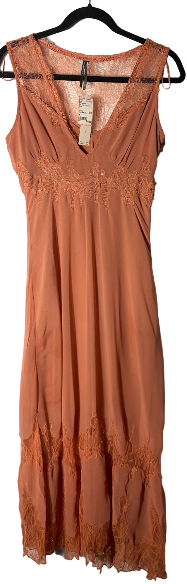 Size S Anthropologie Pink Lace Brand New Ladies Dress