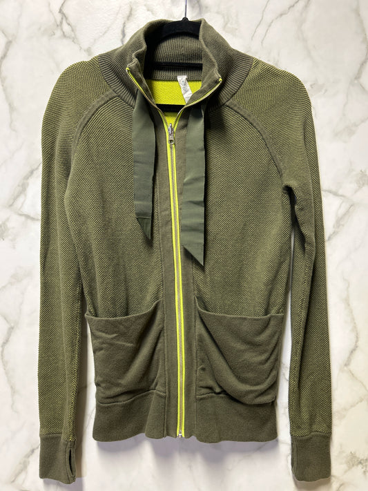 Size 4 Lululemon Green Ladies Sweater