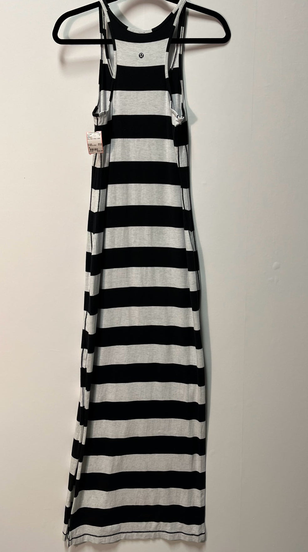 Size S Lululemon Grey Black Stripe Ladies Dress