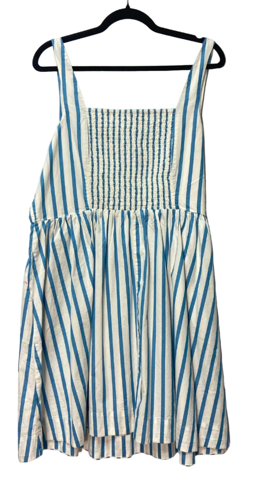 Size XL Old Navy White Navy Stripe Ladies Dress