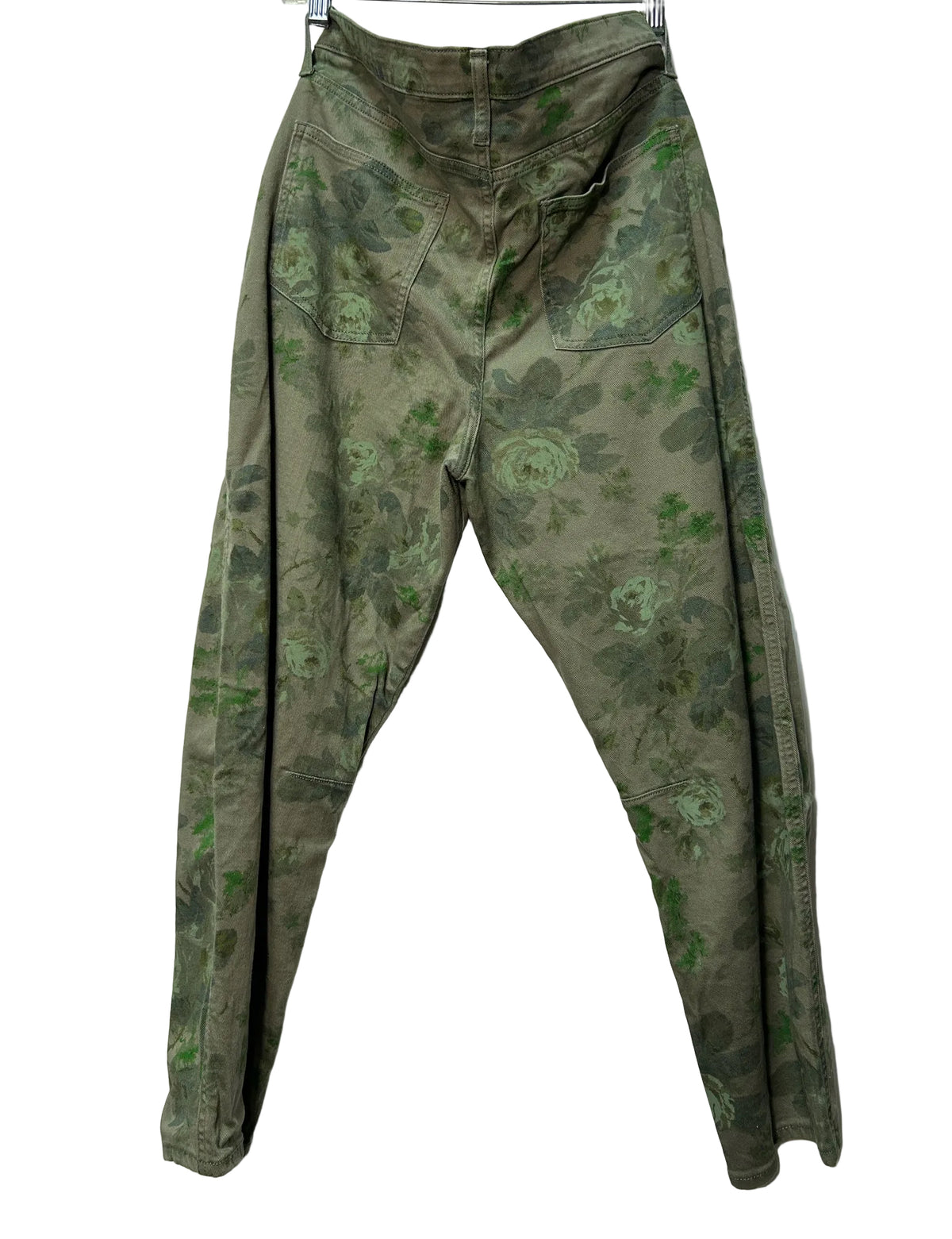 Size 12 Gap Green Floral Ladies Pants