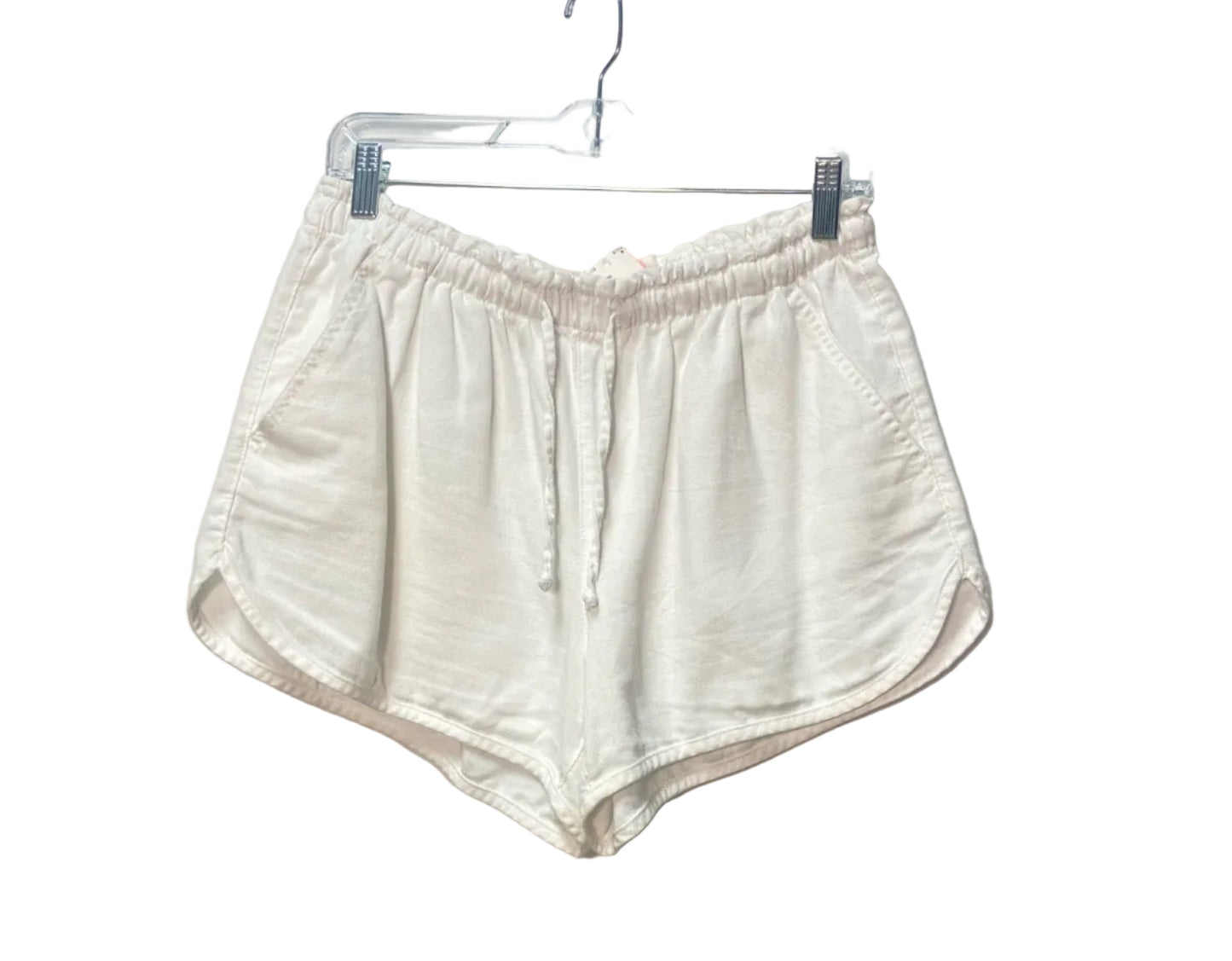 Size L White Ladies Shorts