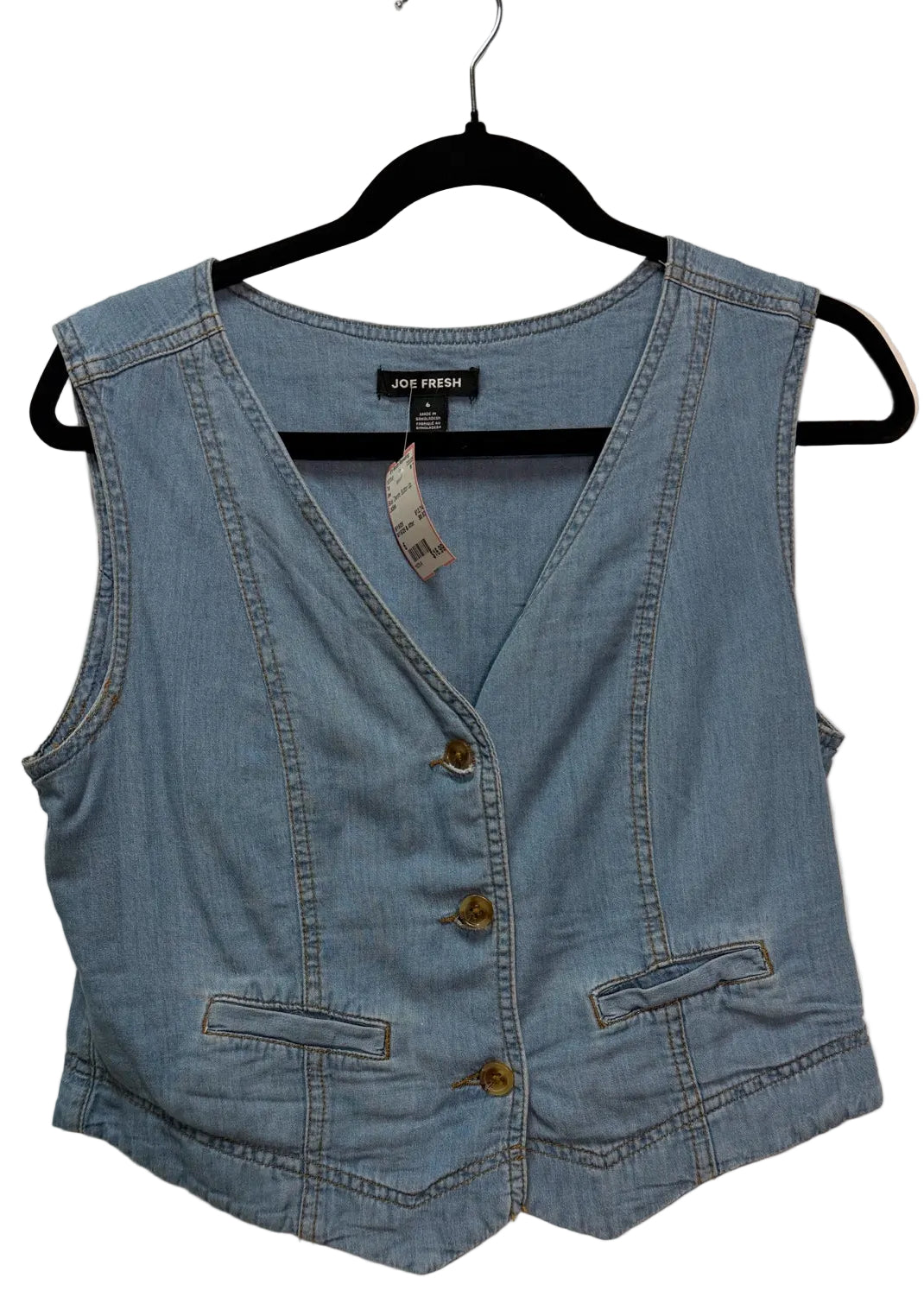 Size 6 Joe Blue Denim Button Up Ladies Top