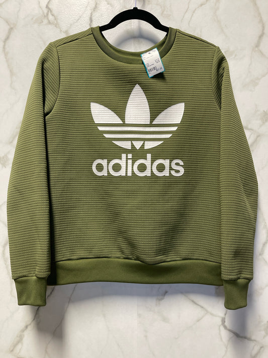 Size S Adidas Green White Ladies Top