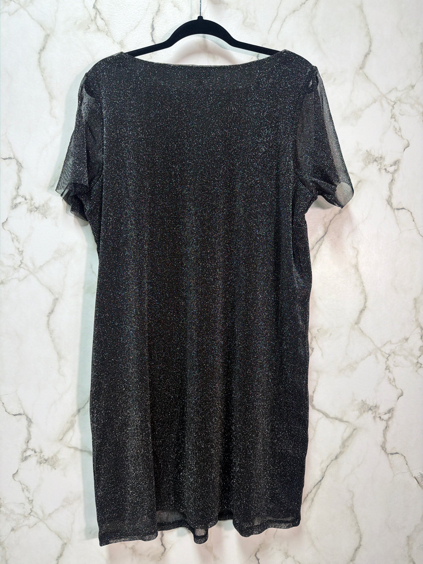 Size 2X Reitmans Silver Black Brand New Ladies Dress