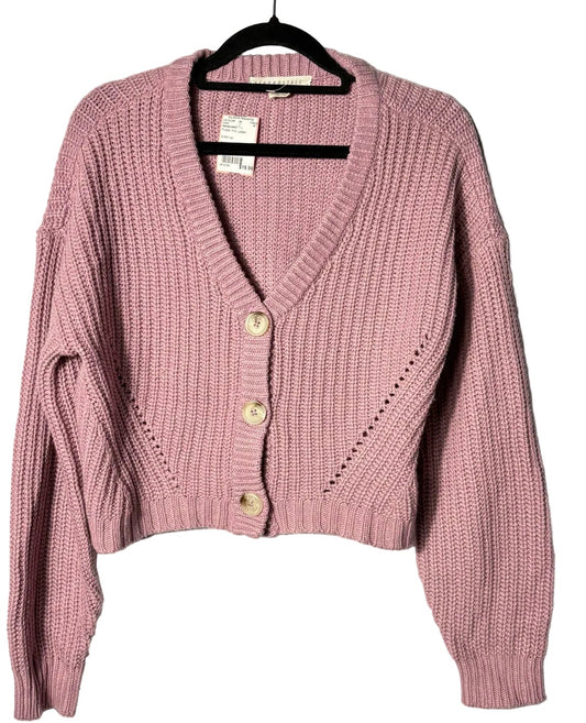 Size M Aeropostale Purple Knit Ladies Cardi