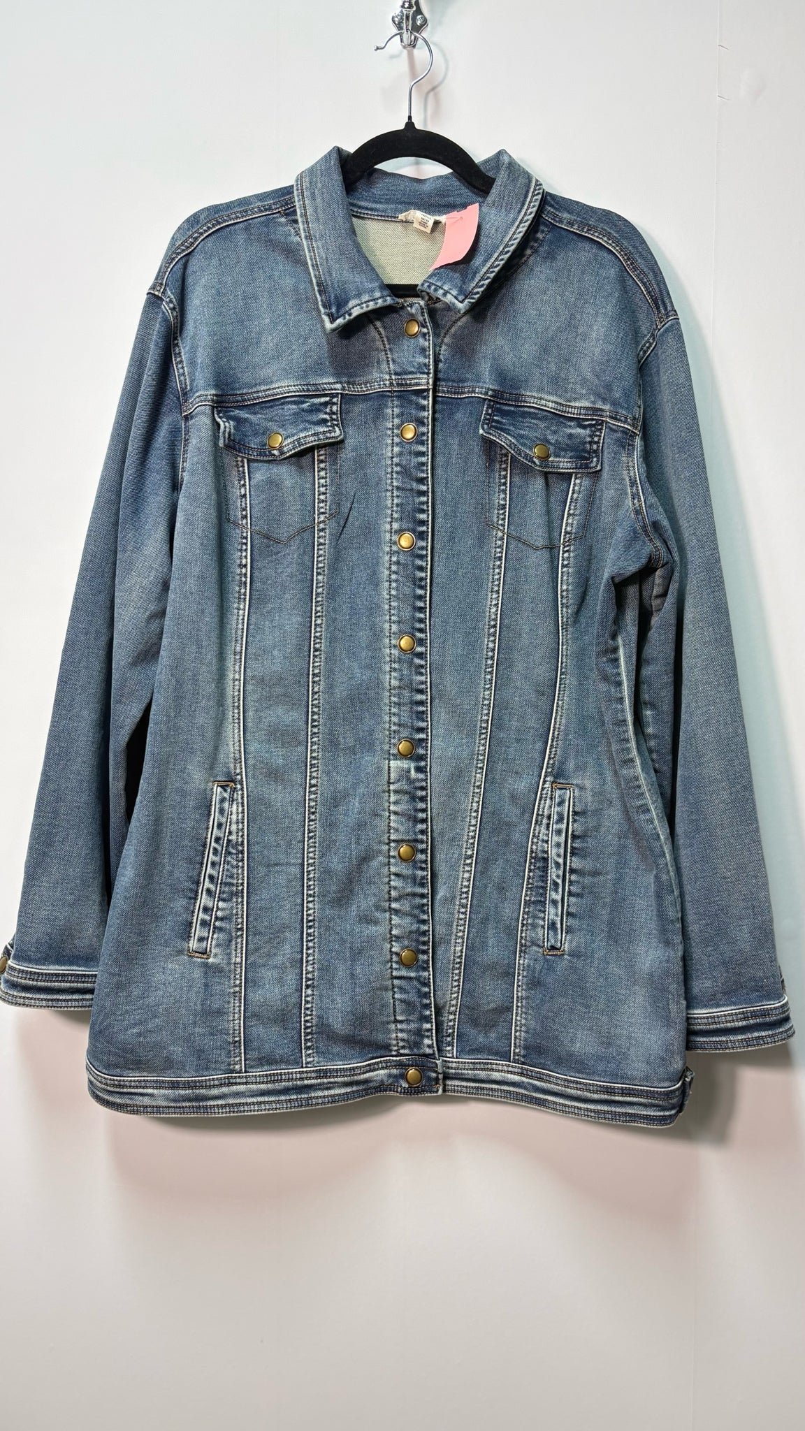 Size XL Tribal Blue Denim Ladies Jacket